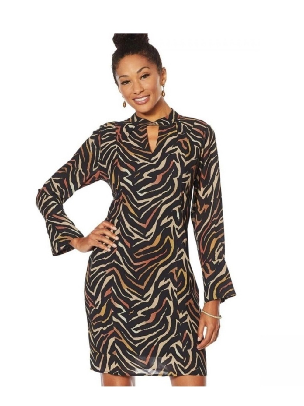 Vanessa Williams Animal Print Dress